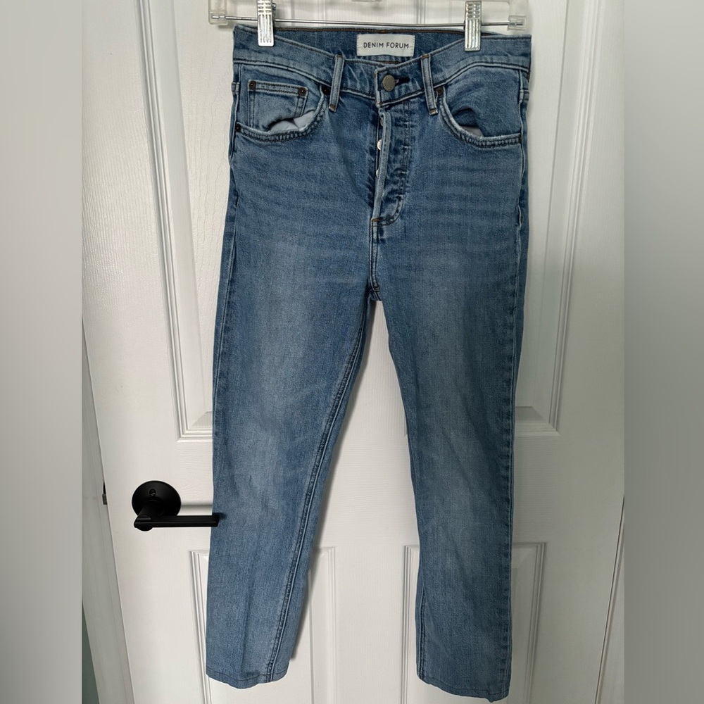 Denim Forum The Yoko High Rise Slim Size 26 - Picture 3 of 6